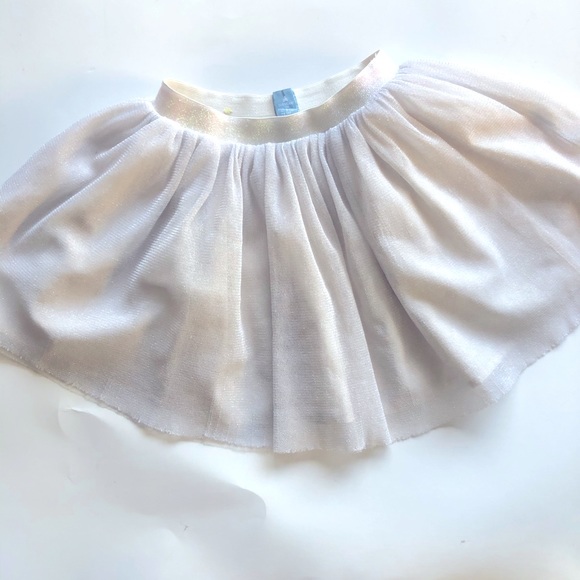 Cream shimmer skirt baby gap size 3 y - Picture 1 of 4